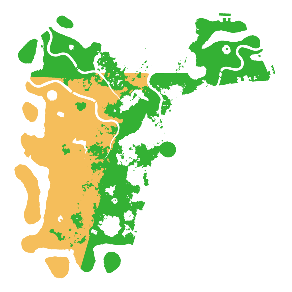 Biome Rust Map: Procedural Map, Size: 5000, Seed: 103042