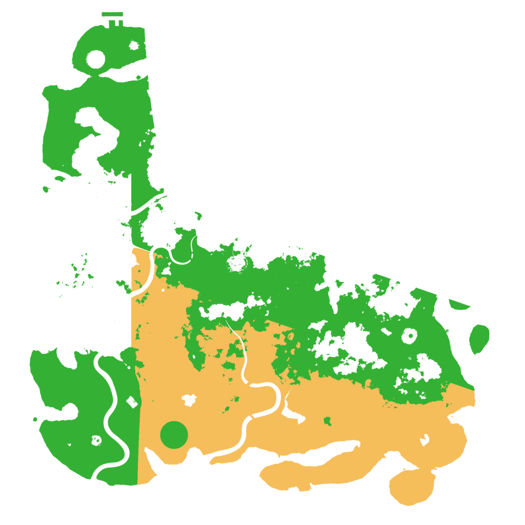 Biome Rust Map: Procedural Map, Size: 5000, Seed: 1863260772