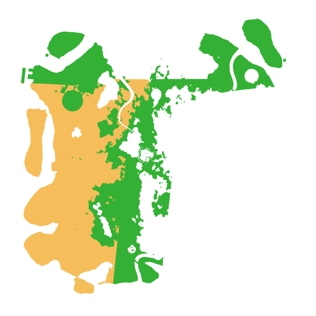 Biome Rust Map: Procedural Map, Size: 4000, Seed: 380104