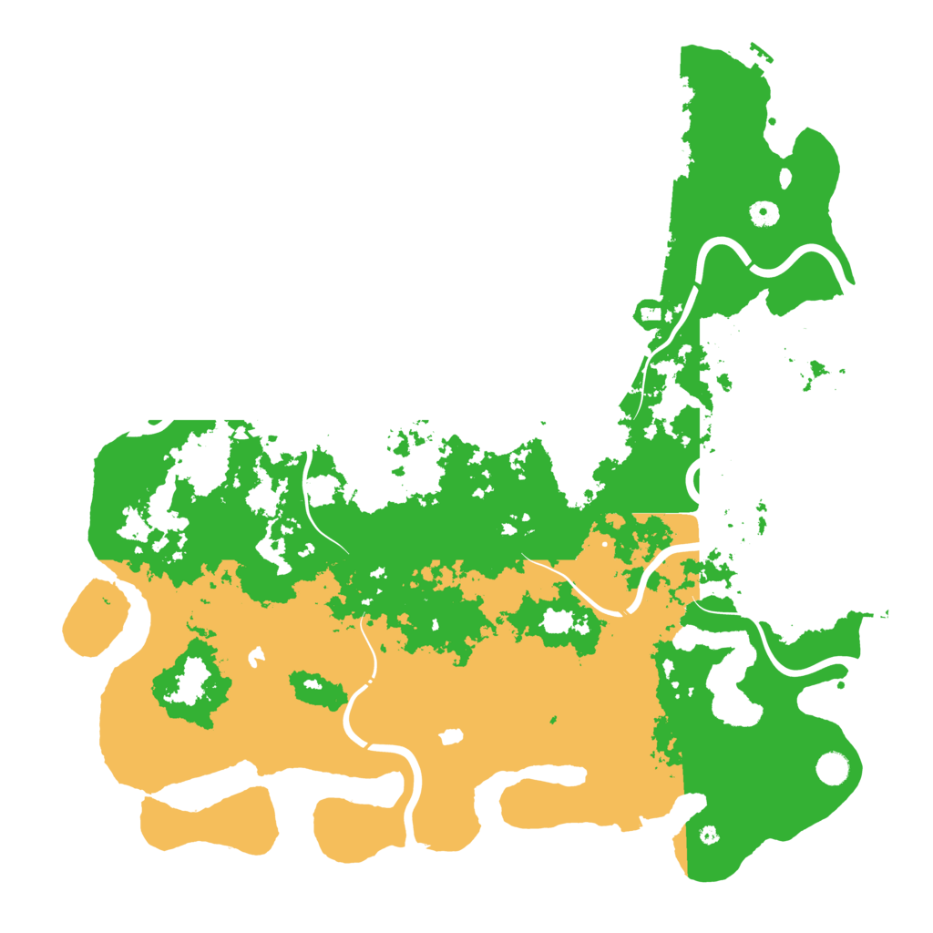 Biome Rust Map: Procedural Map, Size: 5000, Seed: 879915