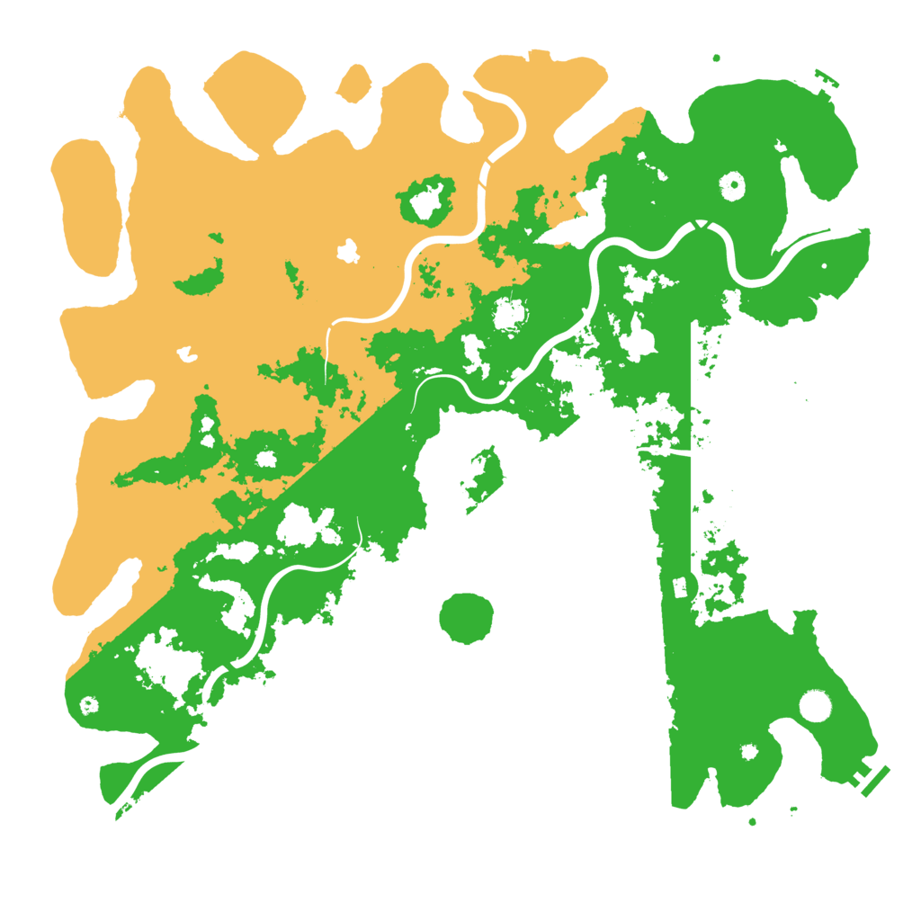 Biome Rust Map: Procedural Map, Size: 5000, Seed: 231054