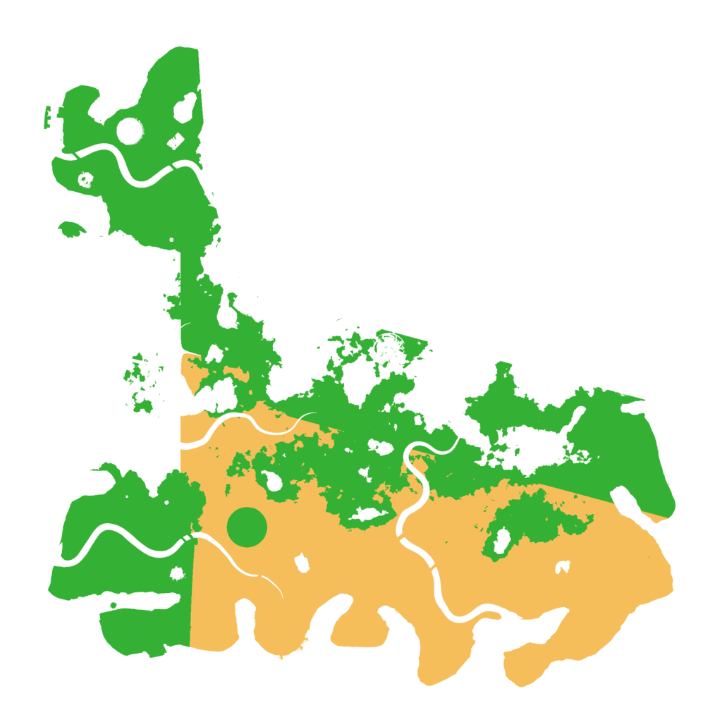 Biome Rust Map: Procedural Map, Size: 4750, Seed: 582435