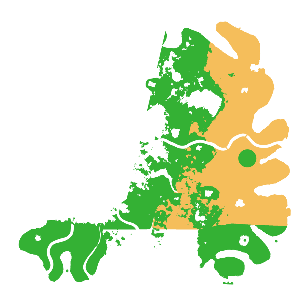 Biome Rust Map: Procedural Map, Size: 4500, Seed: 606220