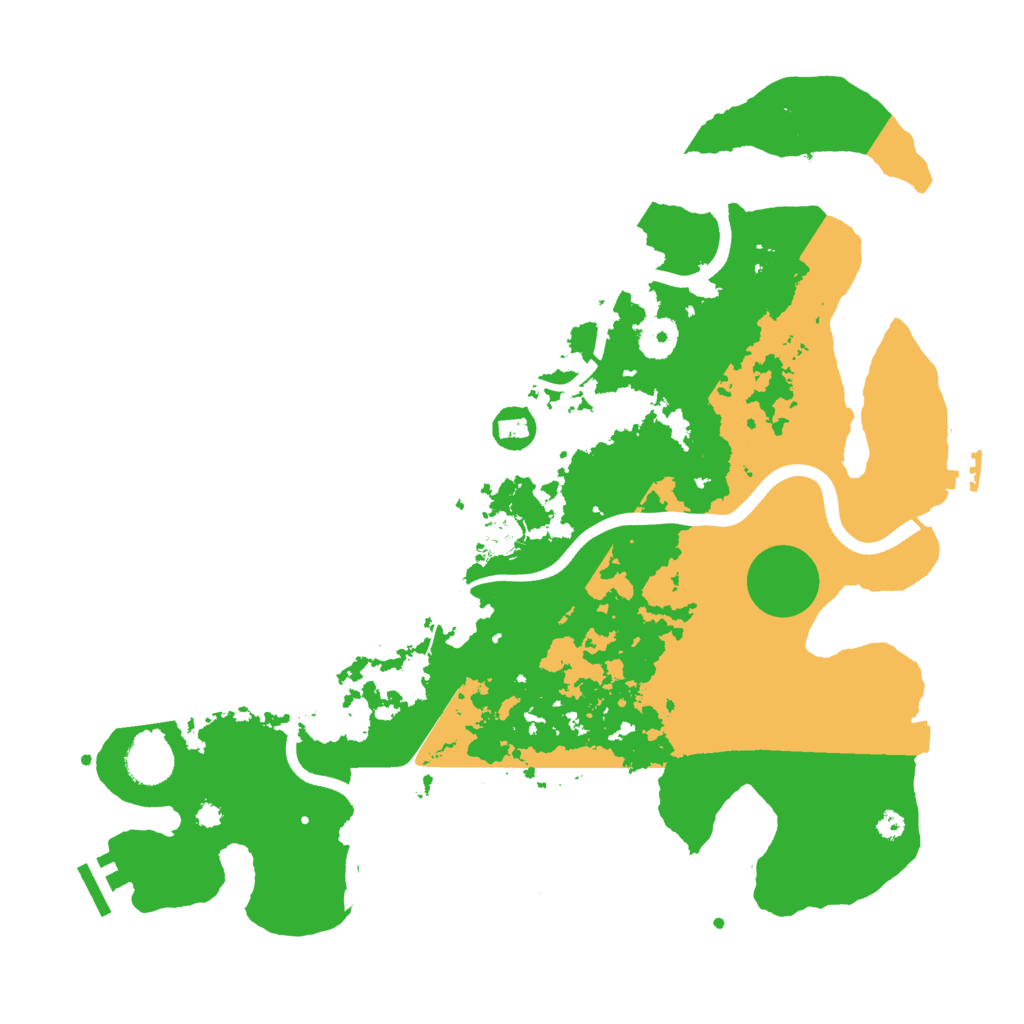 Biome Rust Map: Procedural Map, Size: 3750, Seed: 849538