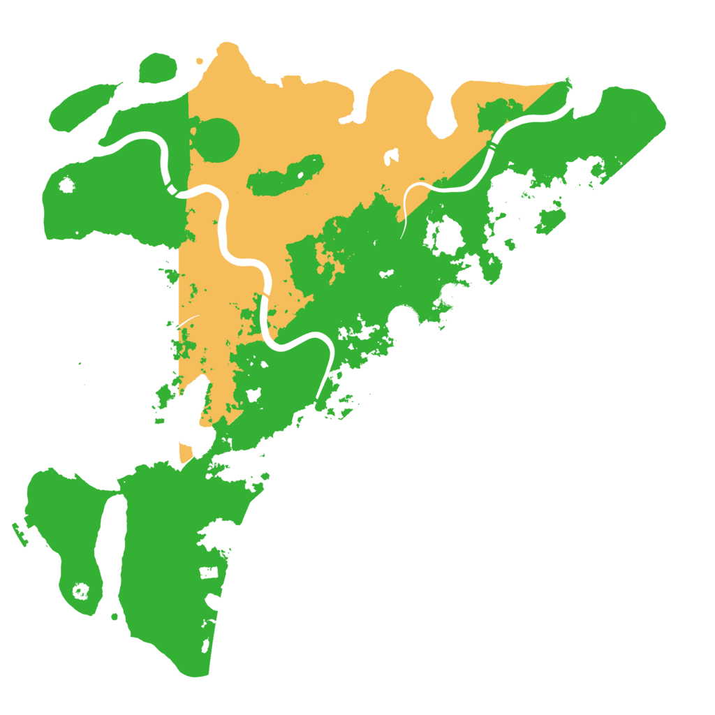 Biome Rust Map: Procedural Map, Size: 4250, Seed: 670071