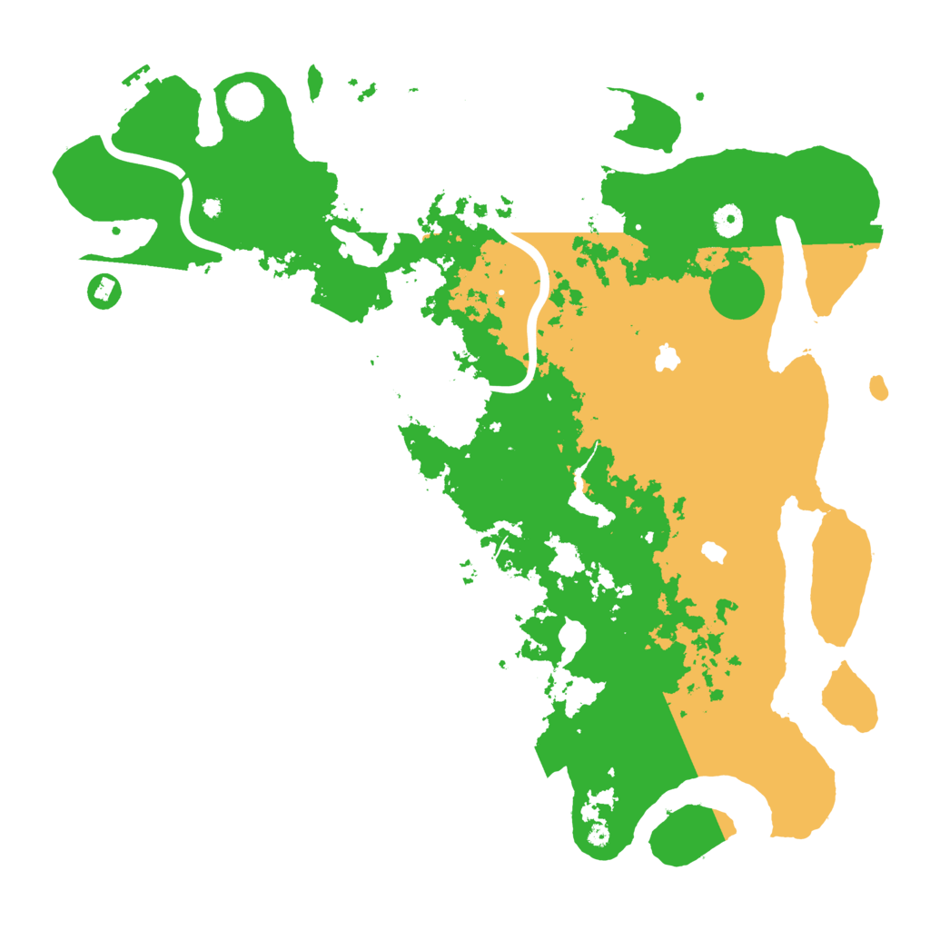 Biome Rust Map: Procedural Map, Size: 4500, Seed: 528817