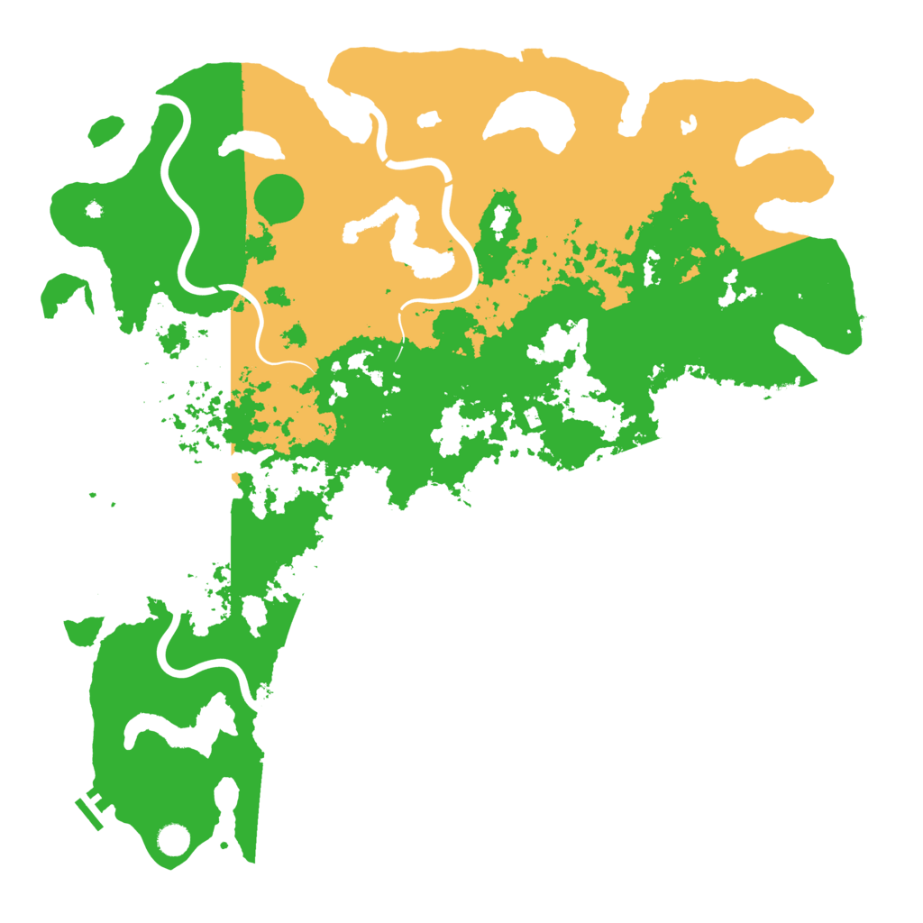 Biome Rust Map: Procedural Map, Size: 5000, Seed: 995978