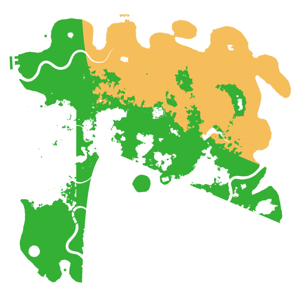Biome Rust Map: Procedural Map, Size: 4750, Seed: 561880