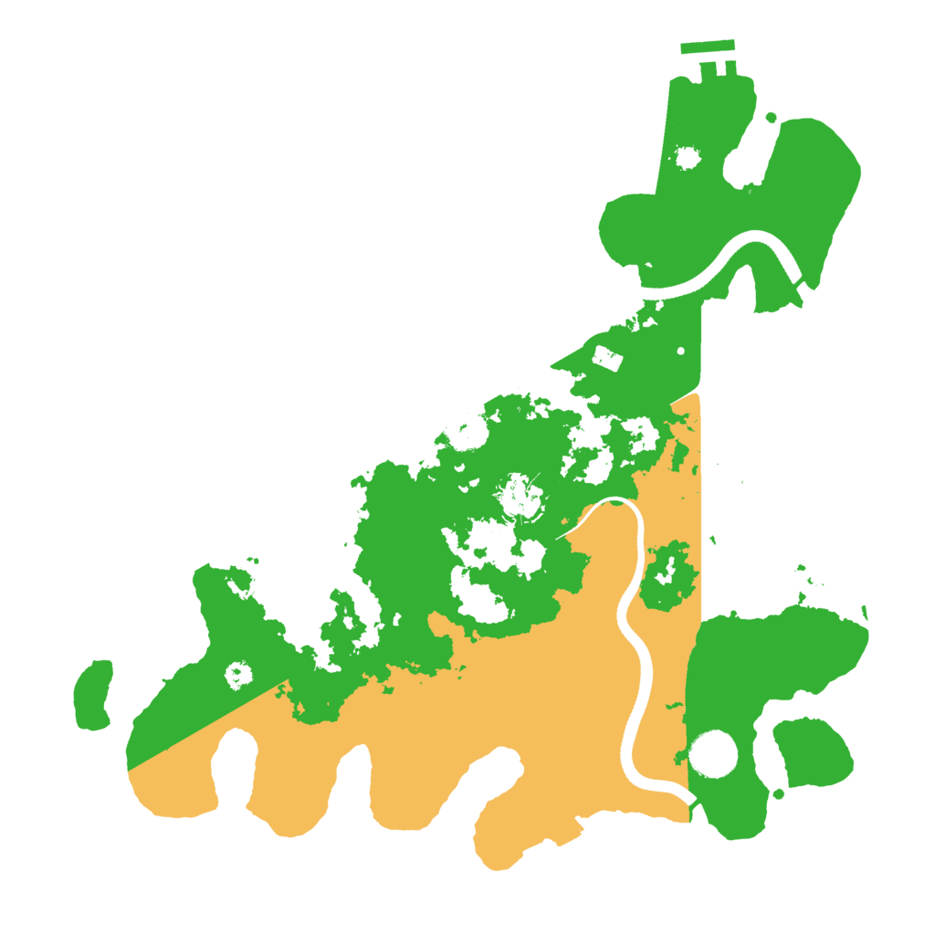 Biome Rust Map: Procedural Map, Size: 3500, Seed: 221472