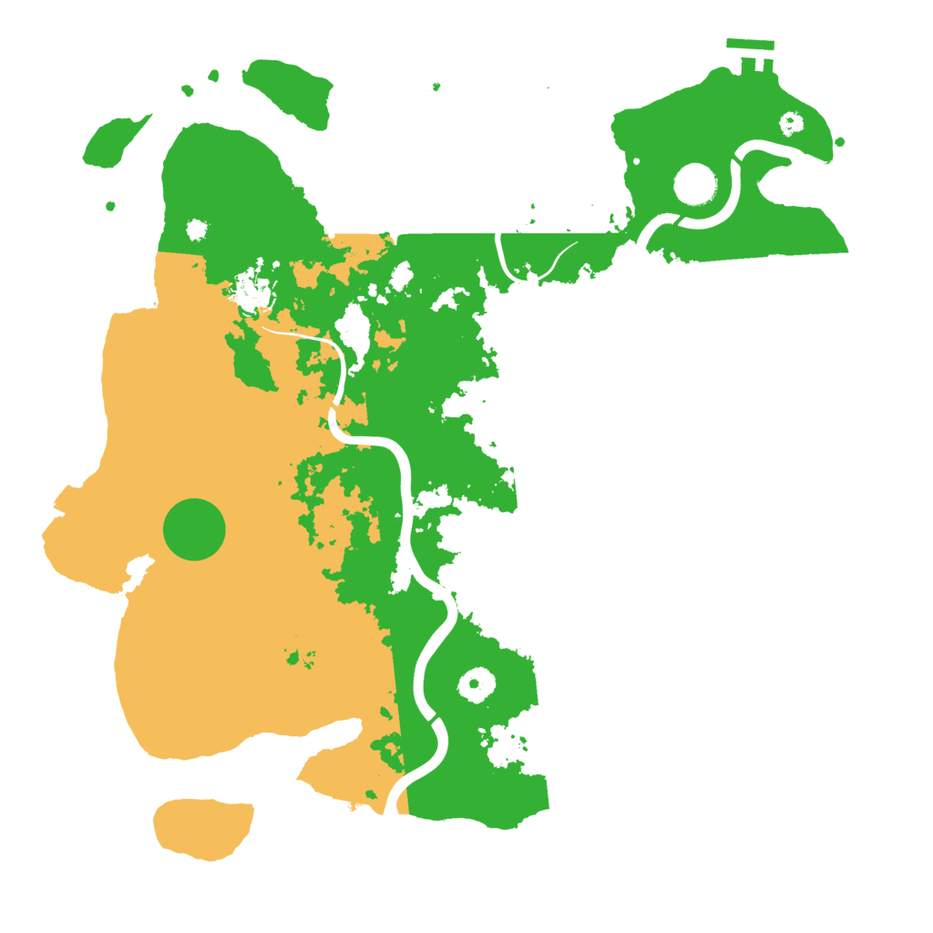 Biome Rust Map: Procedural Map, Size: 3950, Seed: 1603809555