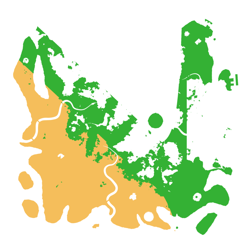 Biome Rust Map: Procedural Map, Size: 4500, Seed: 659470