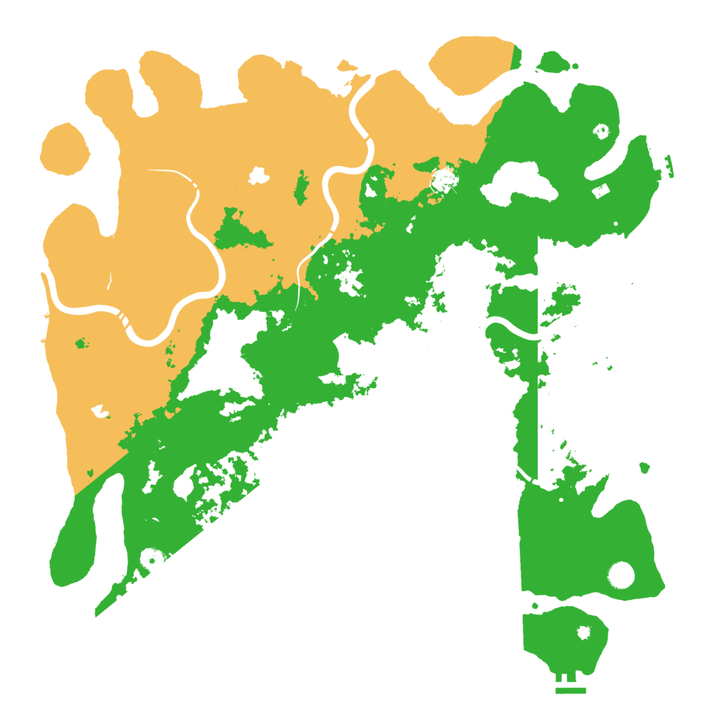 Biome Rust Map: Procedural Map, Size: 4750, Seed: 985809