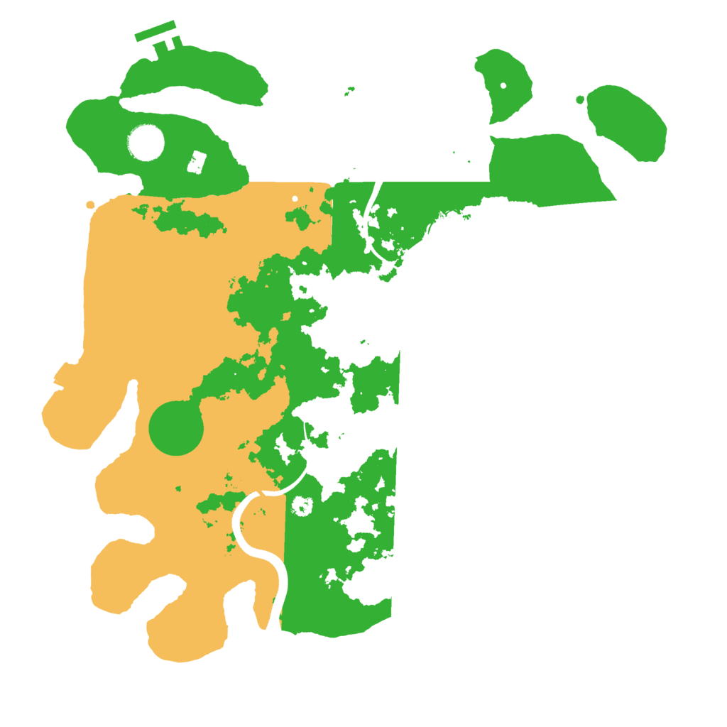 Biome Rust Map: Procedural Map, Size: 3500, Seed: 765756