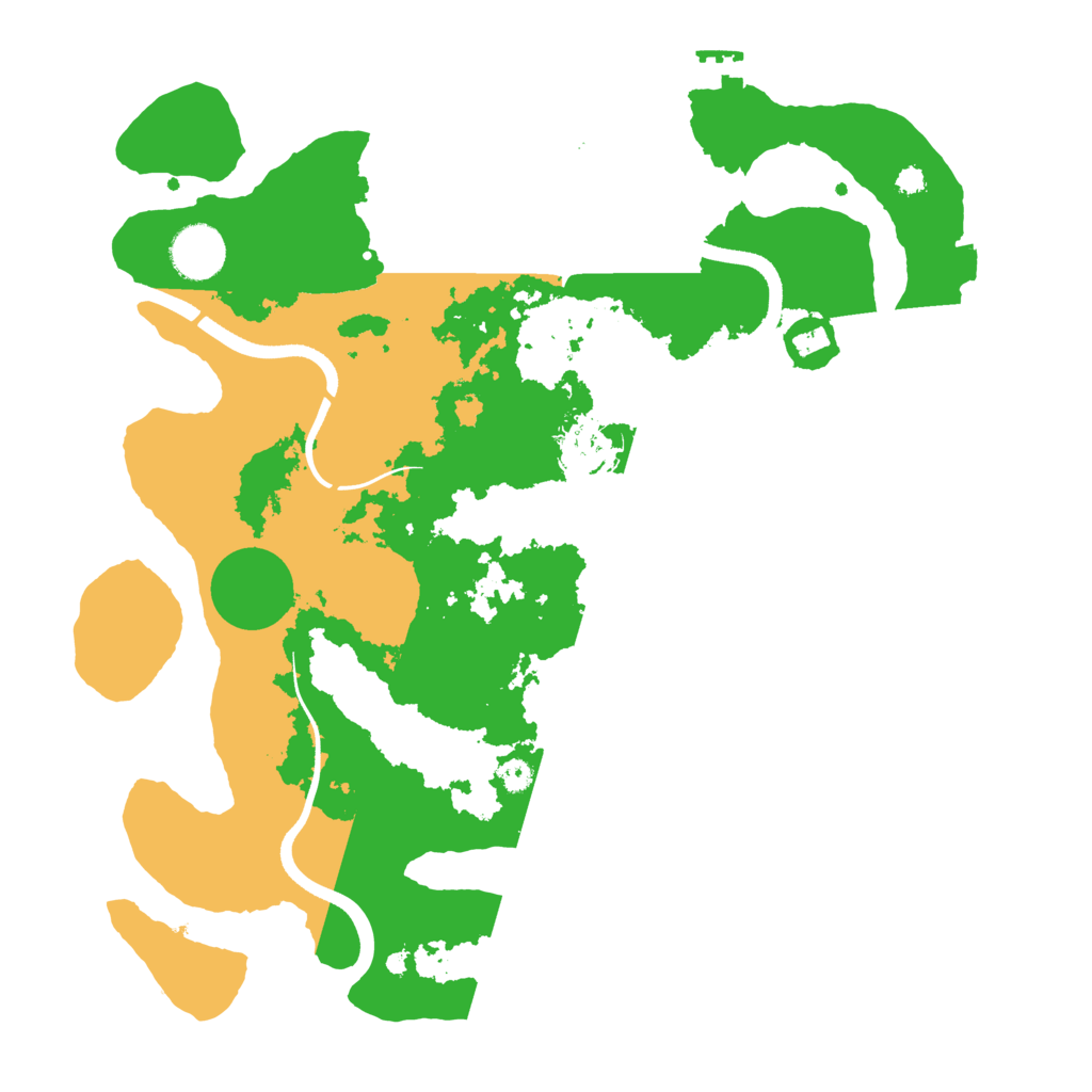 Biome Rust Map: Procedural Map, Size: 3500, Seed: 656188