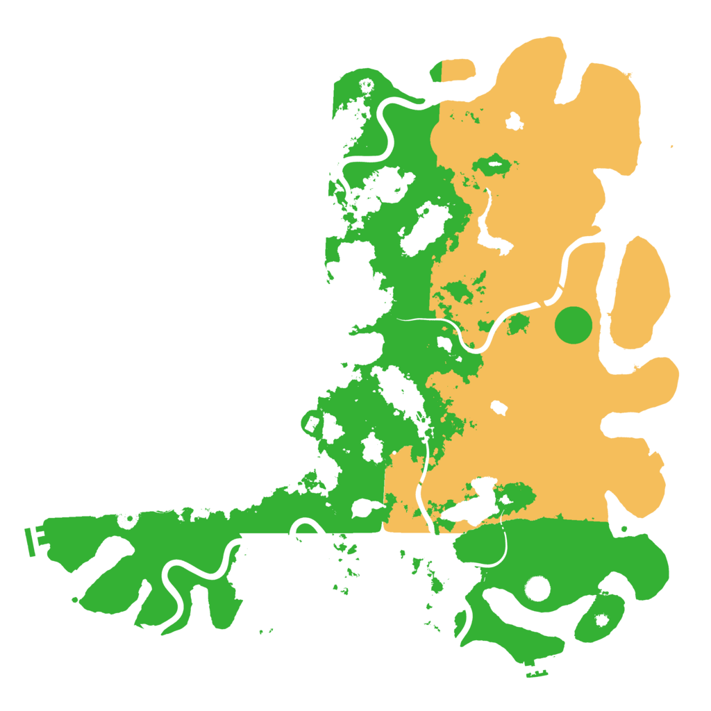 Biome Rust Map: Procedural Map, Size: 5000, Seed: 782205466