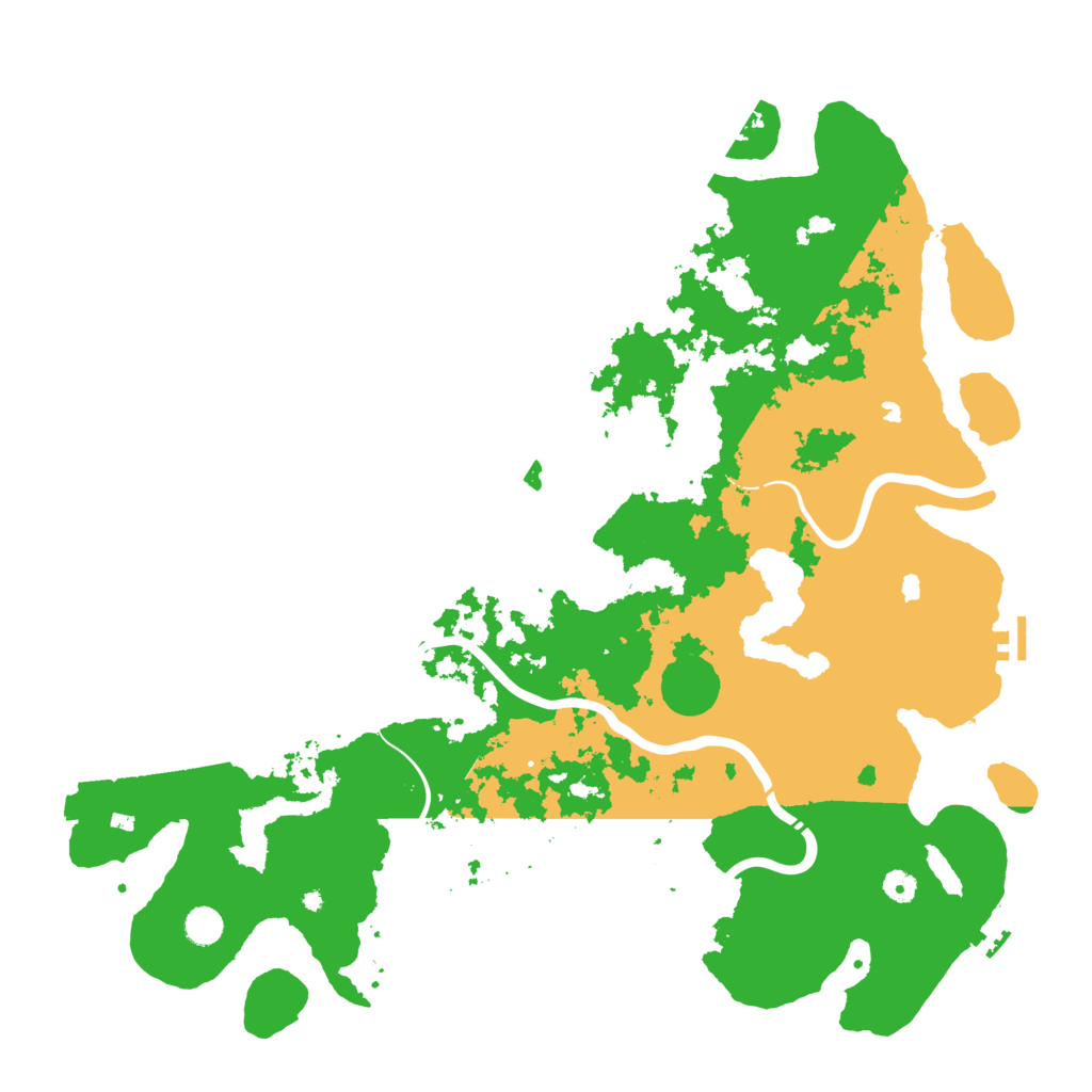 Biome Rust Map: Procedural Map, Size: 5000, Seed: 225458