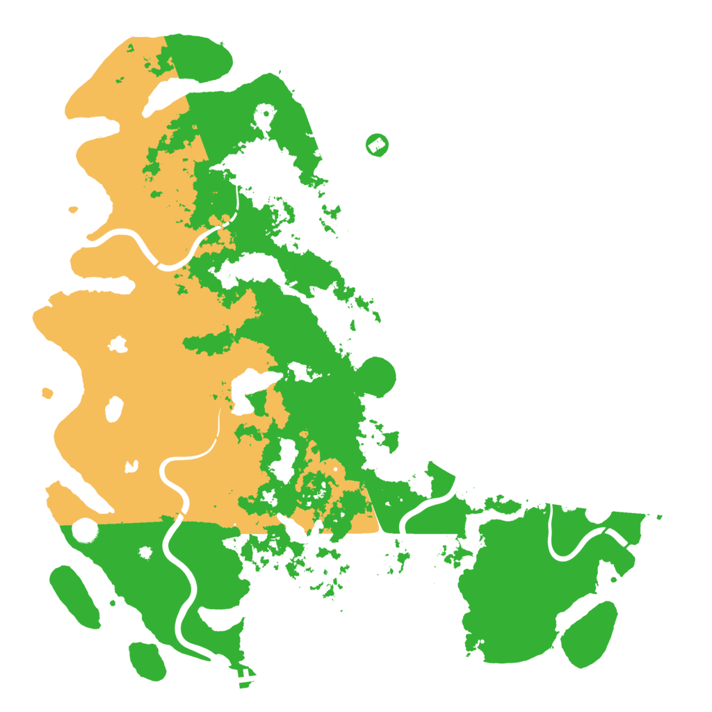 Biome Rust Map: Procedural Map, Size: 5000, Seed: 440312
