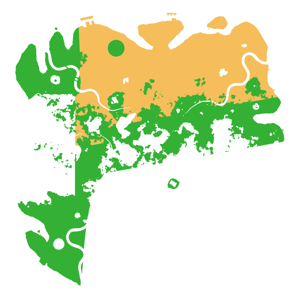 Biome Rust Map: Procedural Map, Size: 4750, Seed: 833050