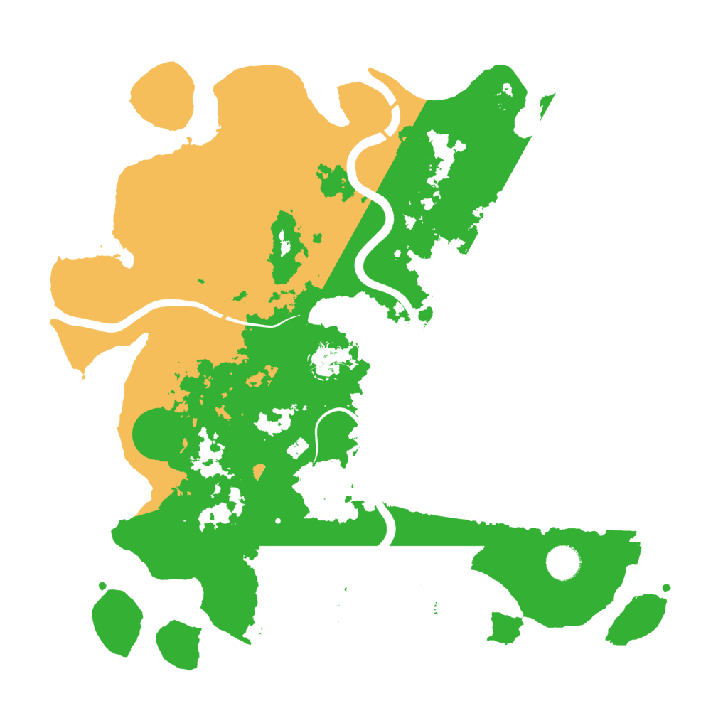 Biome Rust Map: Procedural Map, Size: 3750, Seed: 291761