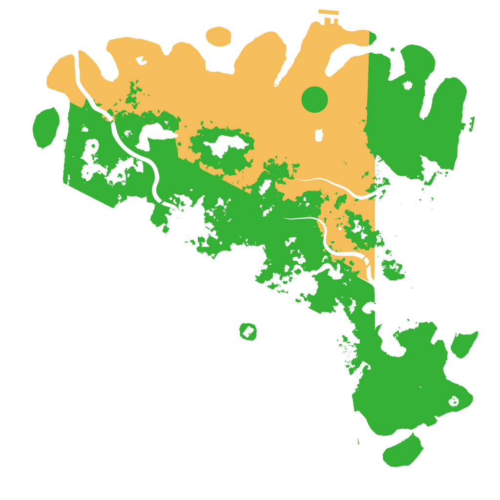 Biome Rust Map: Procedural Map, Size: 5000, Seed: 351926