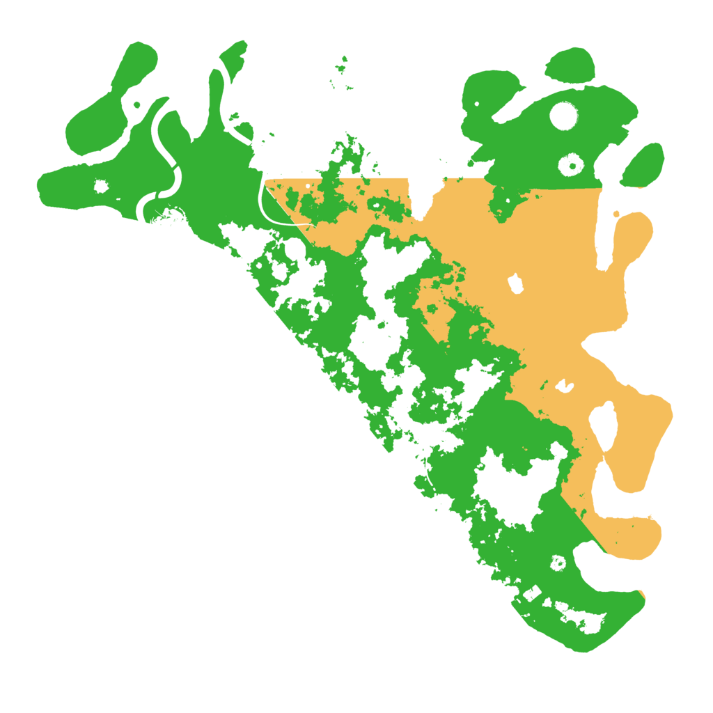 Biome Rust Map: Procedural Map, Size: 4500, Seed: 911965