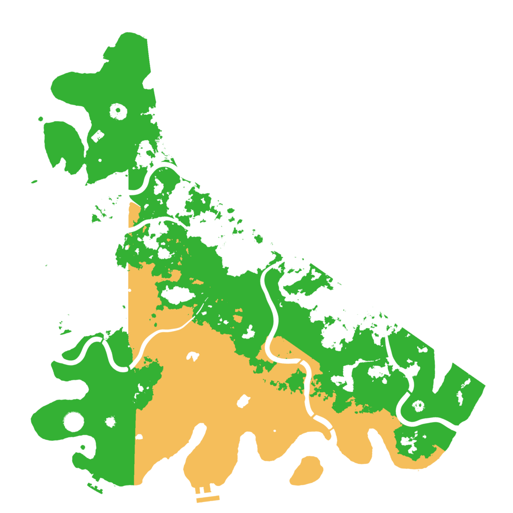 Biome Rust Map: Procedural Map, Size: 4500, Seed: 670933