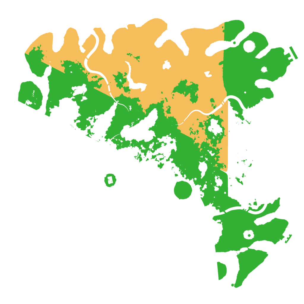 Biome Rust Map: Procedural Map, Size: 4500, Seed: 417702