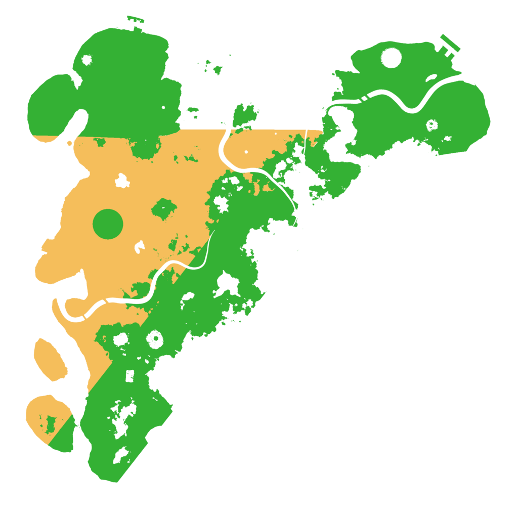 Biome Rust Map: Procedural Map, Size: 4500, Seed: 491417720