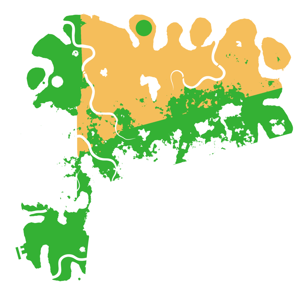 Biome Rust Map: Procedural Map, Size: 5000, Seed: 194547