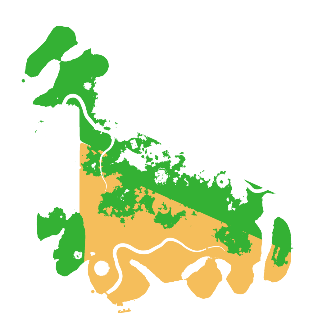 Biome Rust Map: Procedural Map, Size: 3750, Seed: 441568