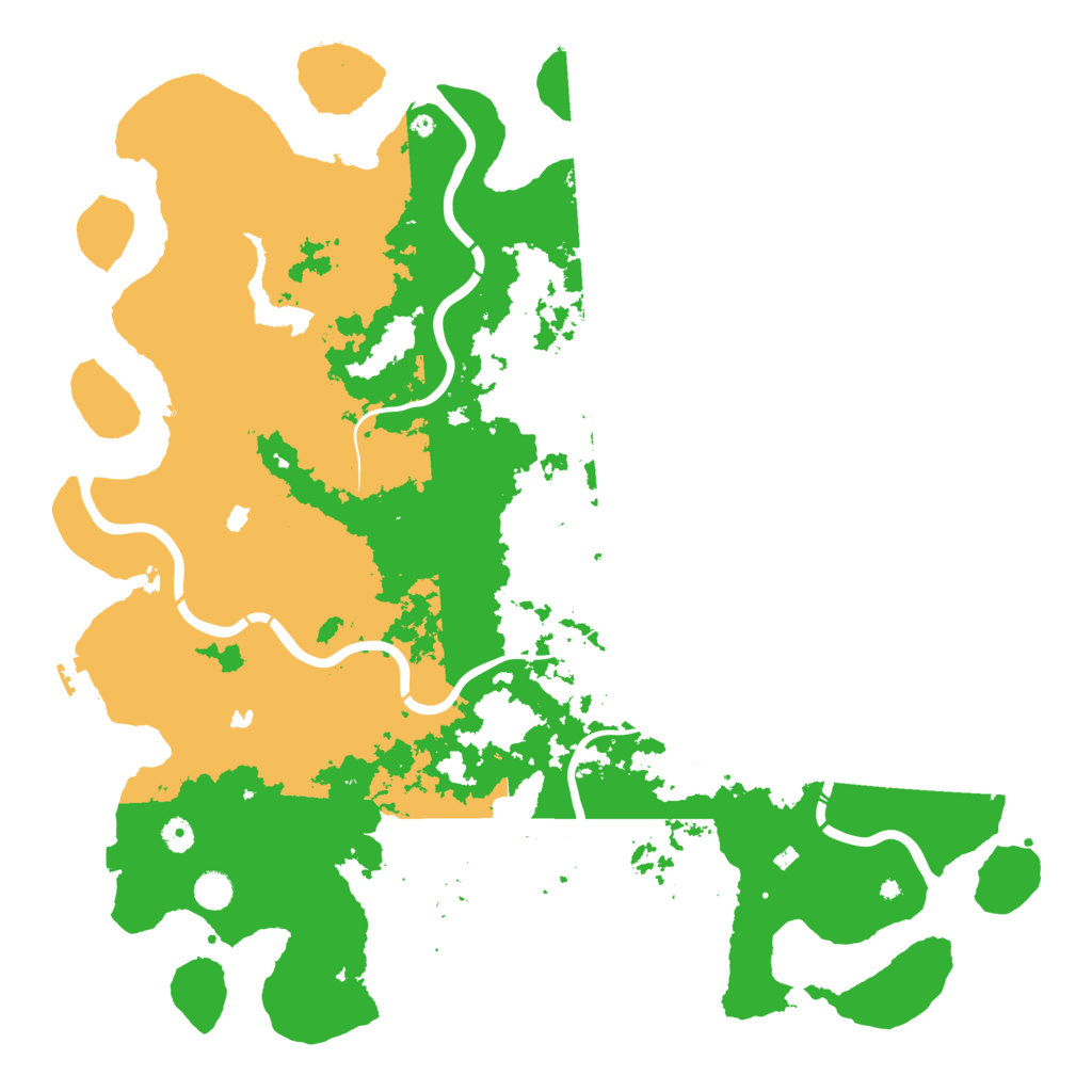 Biome Rust Map: Procedural Map, Size: 5000, Seed: 186768