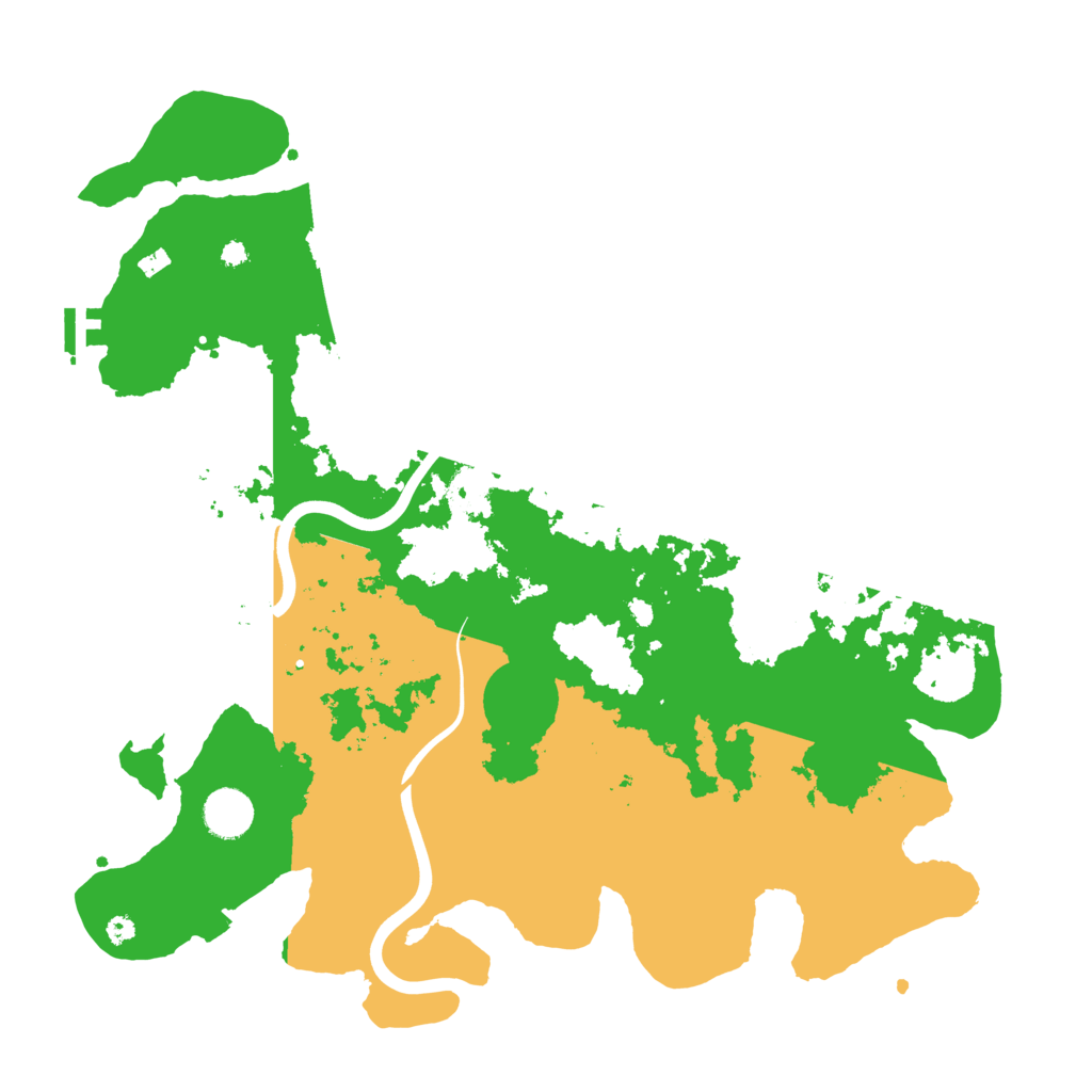 Biome Rust Map: Procedural Map, Size: 3900, Seed: 470204448