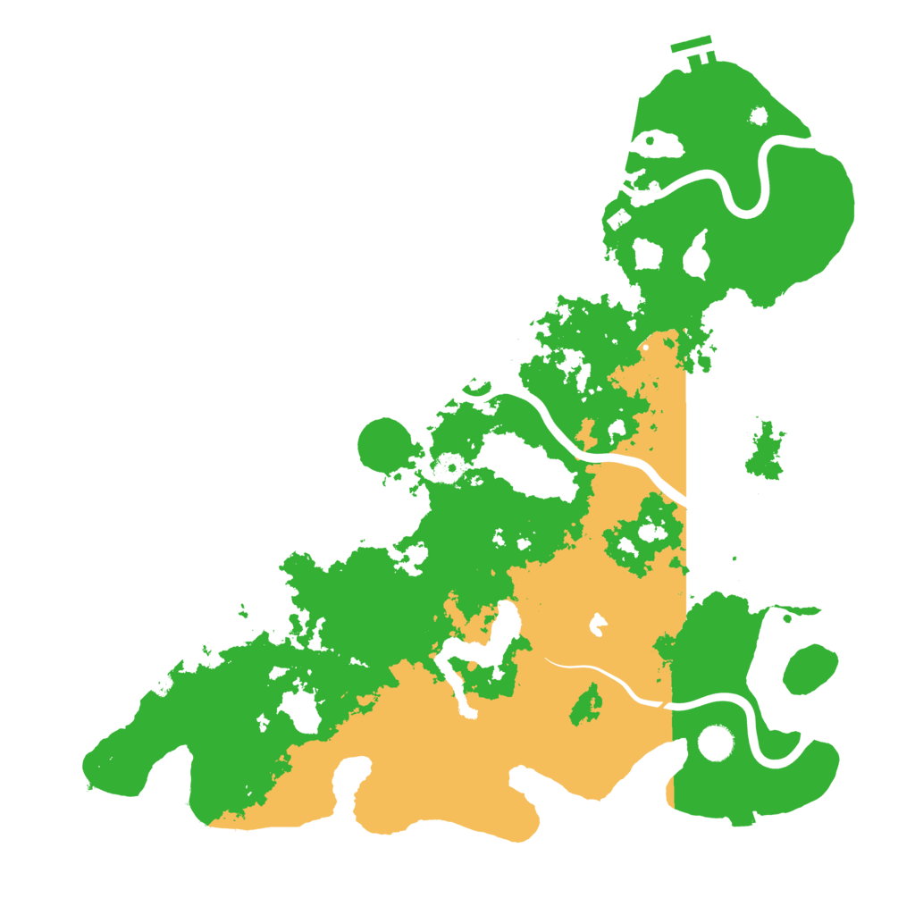 Biome Rust Map: Procedural Map, Size: 4500, Seed: 807365