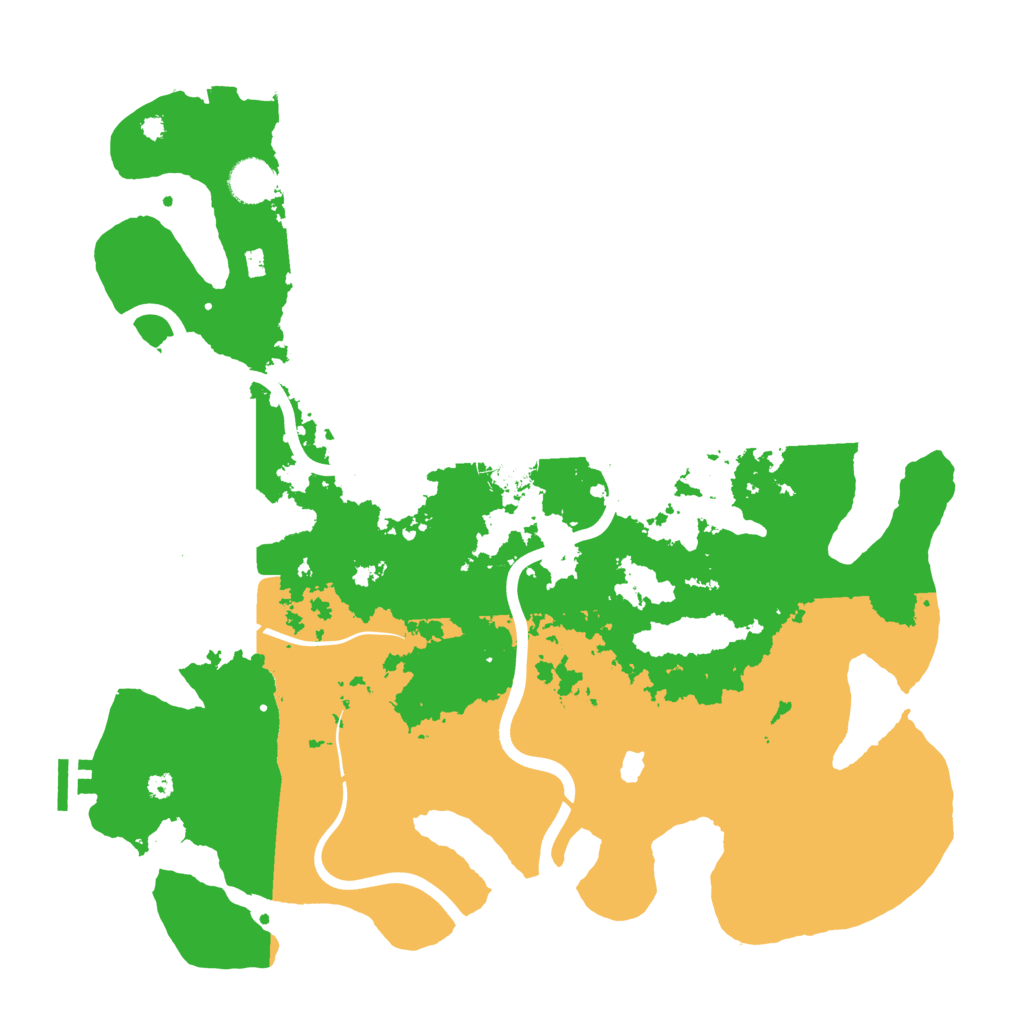 Biome Rust Map: Procedural Map, Size: 4000, Seed: 576062