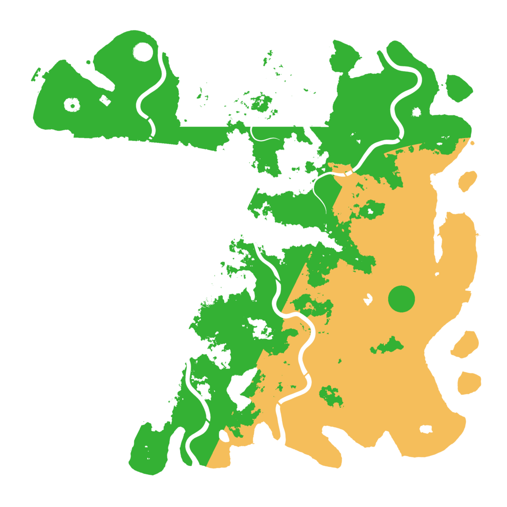 Biome Rust Map: Procedural Map, Size: 5000, Seed: 757970