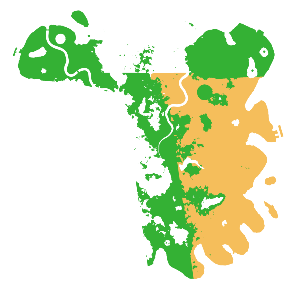 Biome Rust Map: Procedural Map, Size: 5000, Seed: 904870