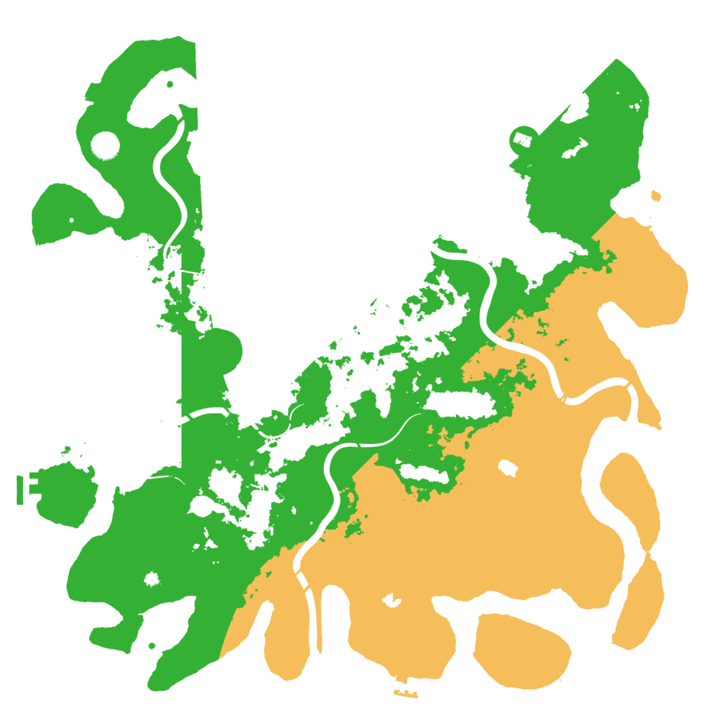Biome Rust Map: Procedural Map, Size: 4500, Seed: 1299400571