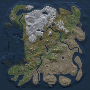 Thumbnail Rust Map: Procedural Map, Size: 4500, Seed: 1299400571, 18 Monuments