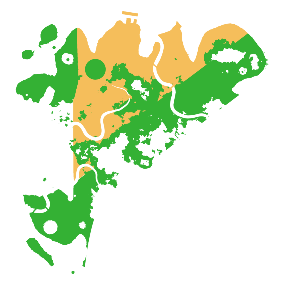 Biome Rust Map: Procedural Map, Size: 3750, Seed: 582725