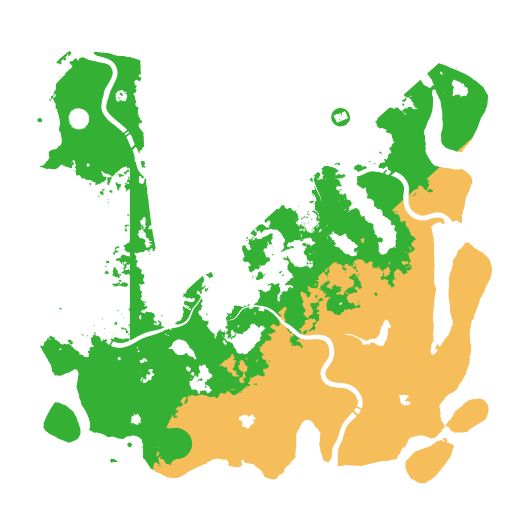 Biome Rust Map: Procedural Map, Size: 4500, Seed: 504704647