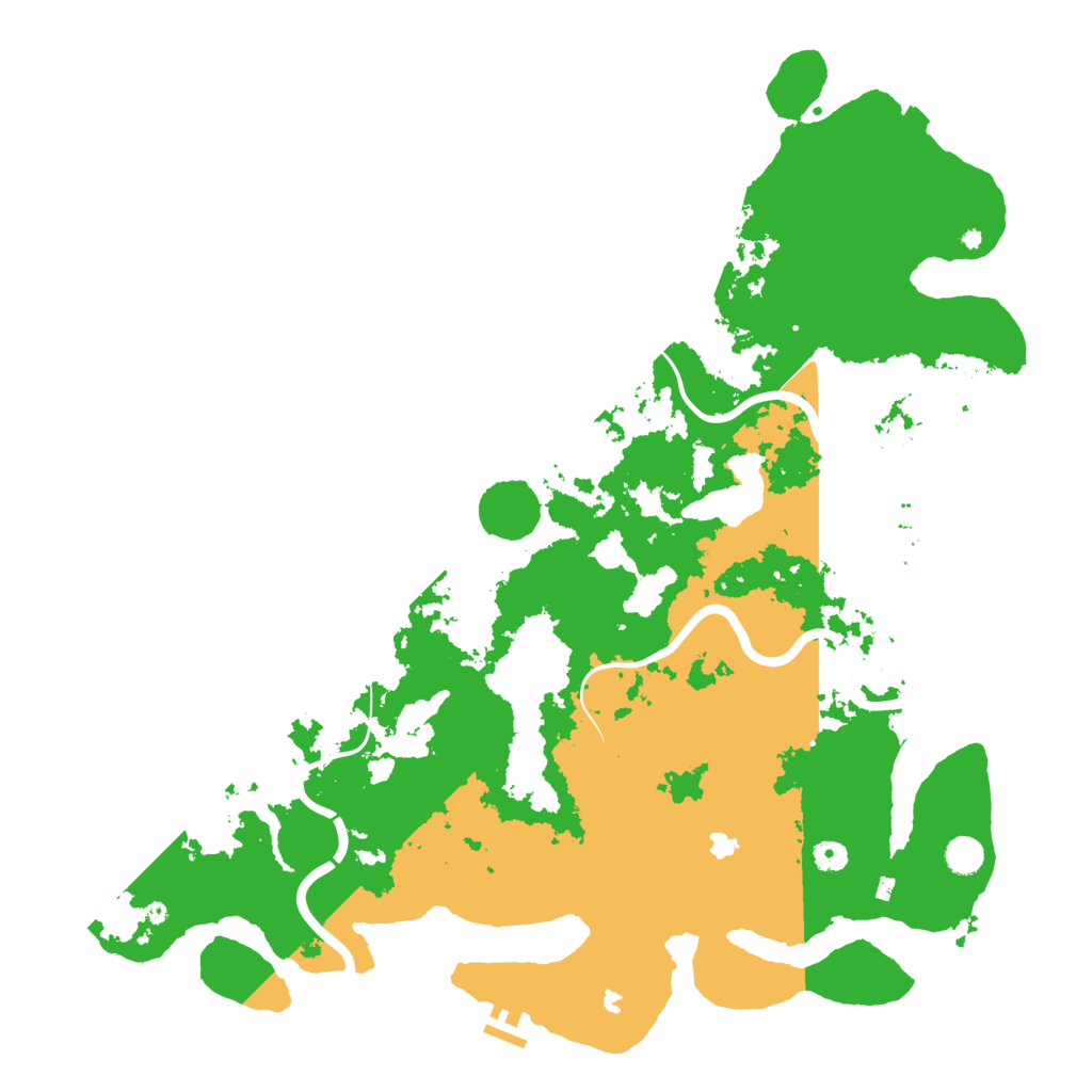 Biome Rust Map: Procedural Map, Size: 5000, Seed: 117086