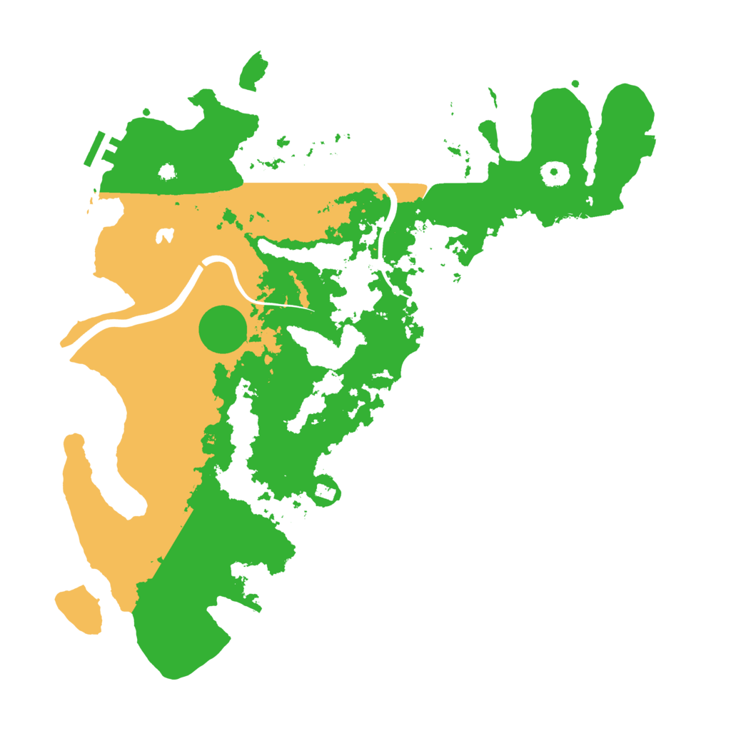 Biome Rust Map: Procedural Map, Size: 4000, Seed: 891409