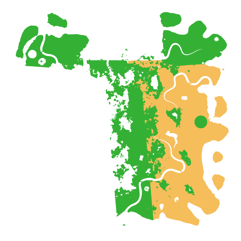Biome Rust Map: Procedural Map, Size: 5000, Seed: 770800