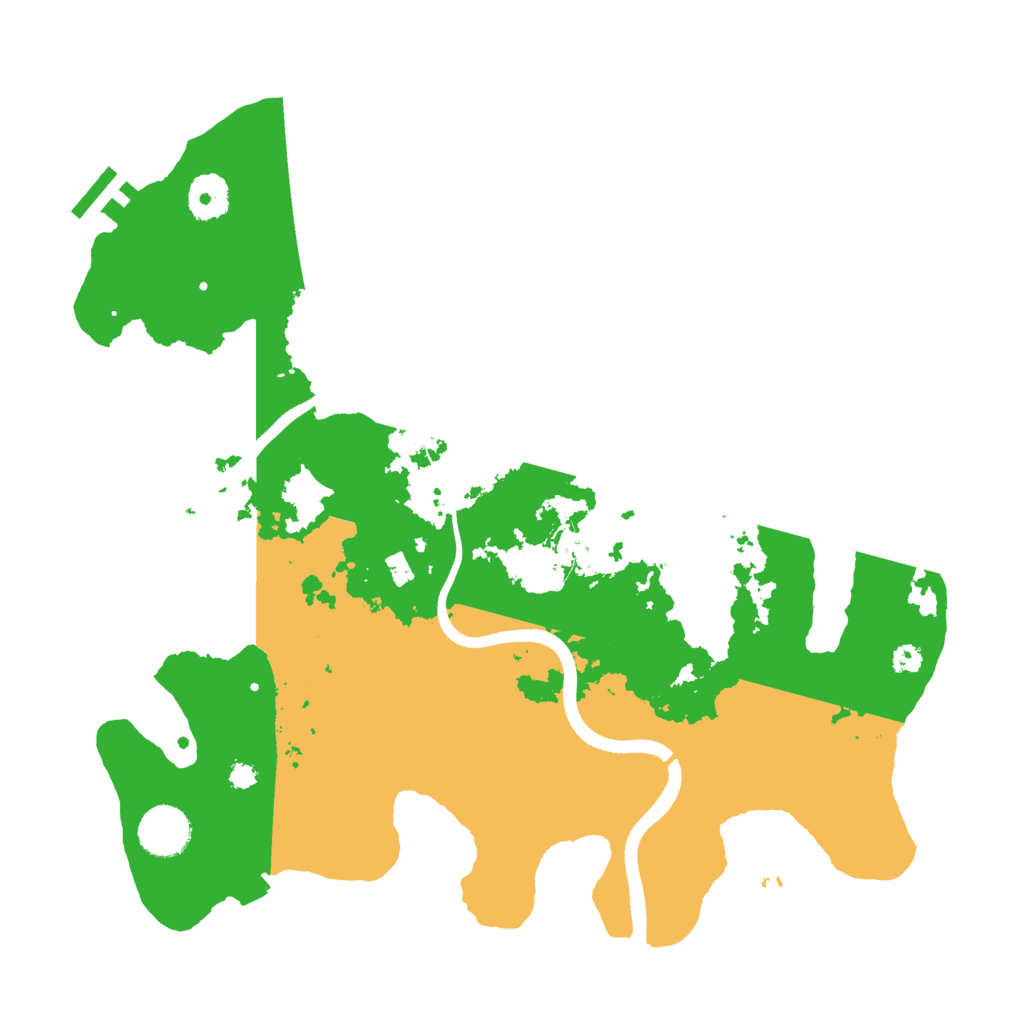 Biome Rust Map: Procedural Map, Size: 3500, Seed: 247022