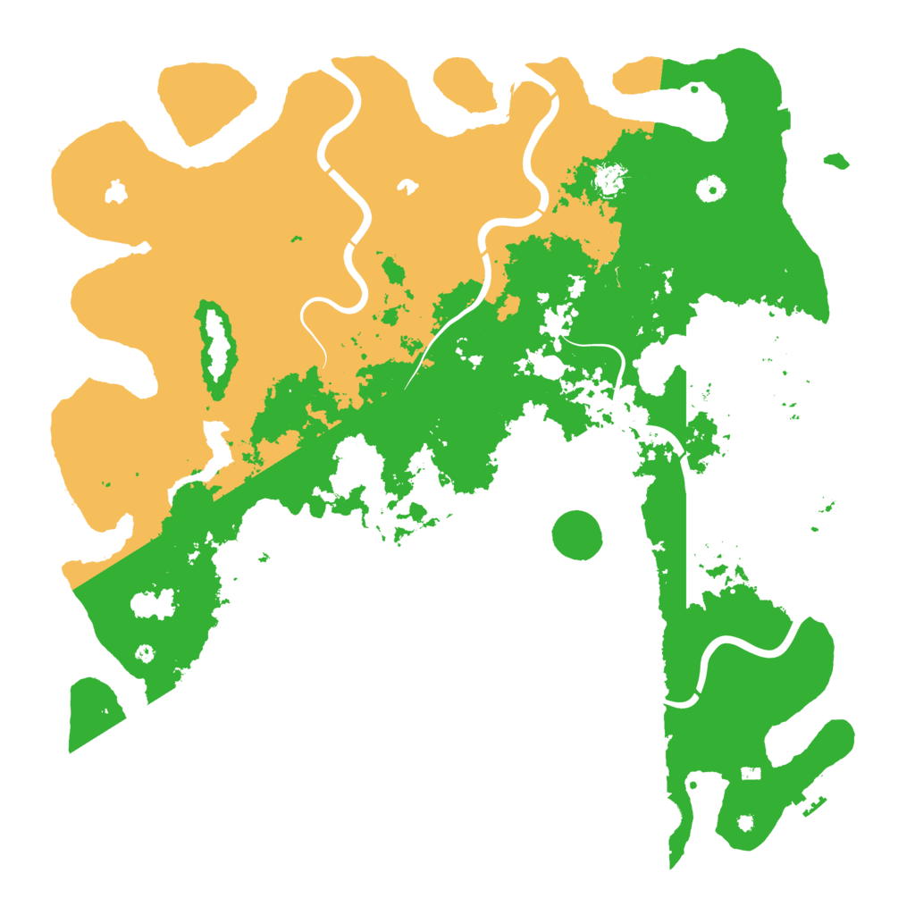 Biome Rust Map: Procedural Map, Size: 5000, Seed: 755547