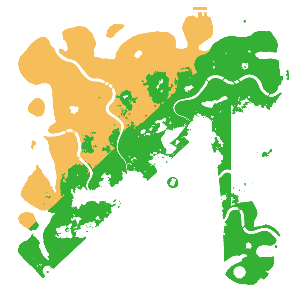 Biome Rust Map: Procedural Map, Size: 4500, Seed: 1966571251
