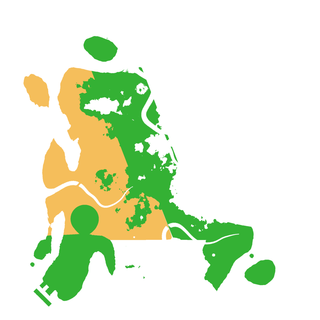 Biome Rust Map: Procedural Map, Size: 3000, Seed: 993690