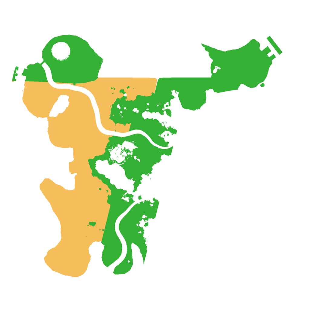 Biome Rust Map: Procedural Map, Size: 2993, Seed: 847261