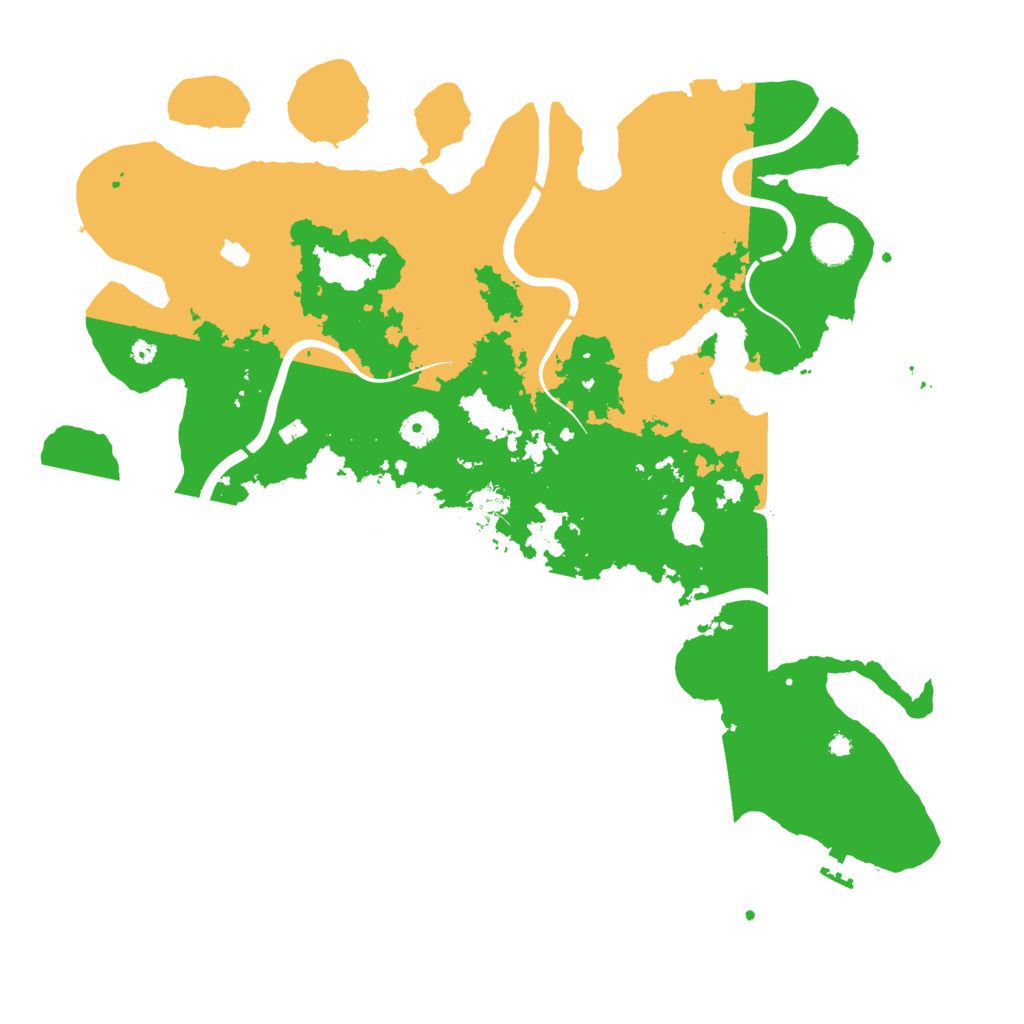 Biome Rust Map: Procedural Map, Size: 4250, Seed: 388700