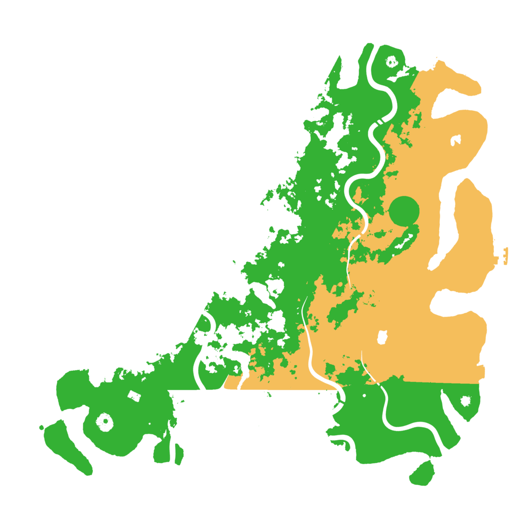 Biome Rust Map: Procedural Map, Size: 4500, Seed: 138192